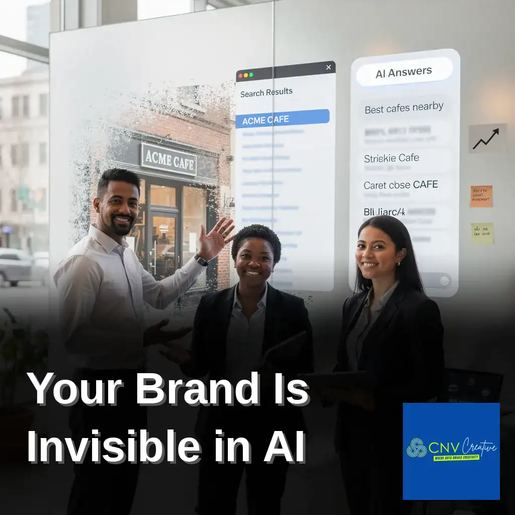 Brand fading from AI search results despite strong Google visibility